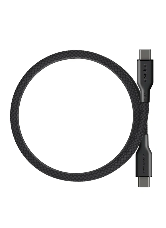 Empower Magnetic įkrovimo laidas USB-C į USB-C, 1.5m - 240W, juoda, 9 nuotrauka